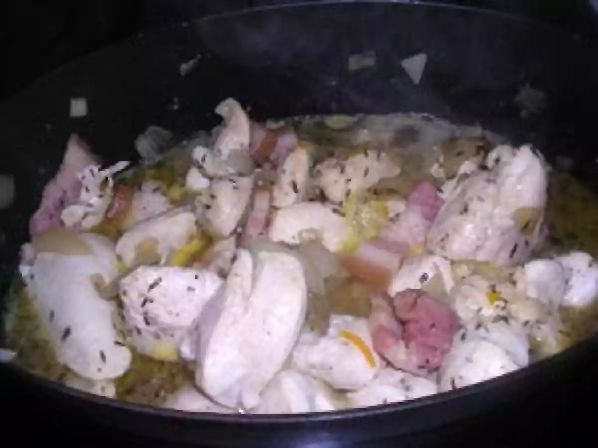 POULET A L'ORANGE ET AUX OLIVES - photo 2