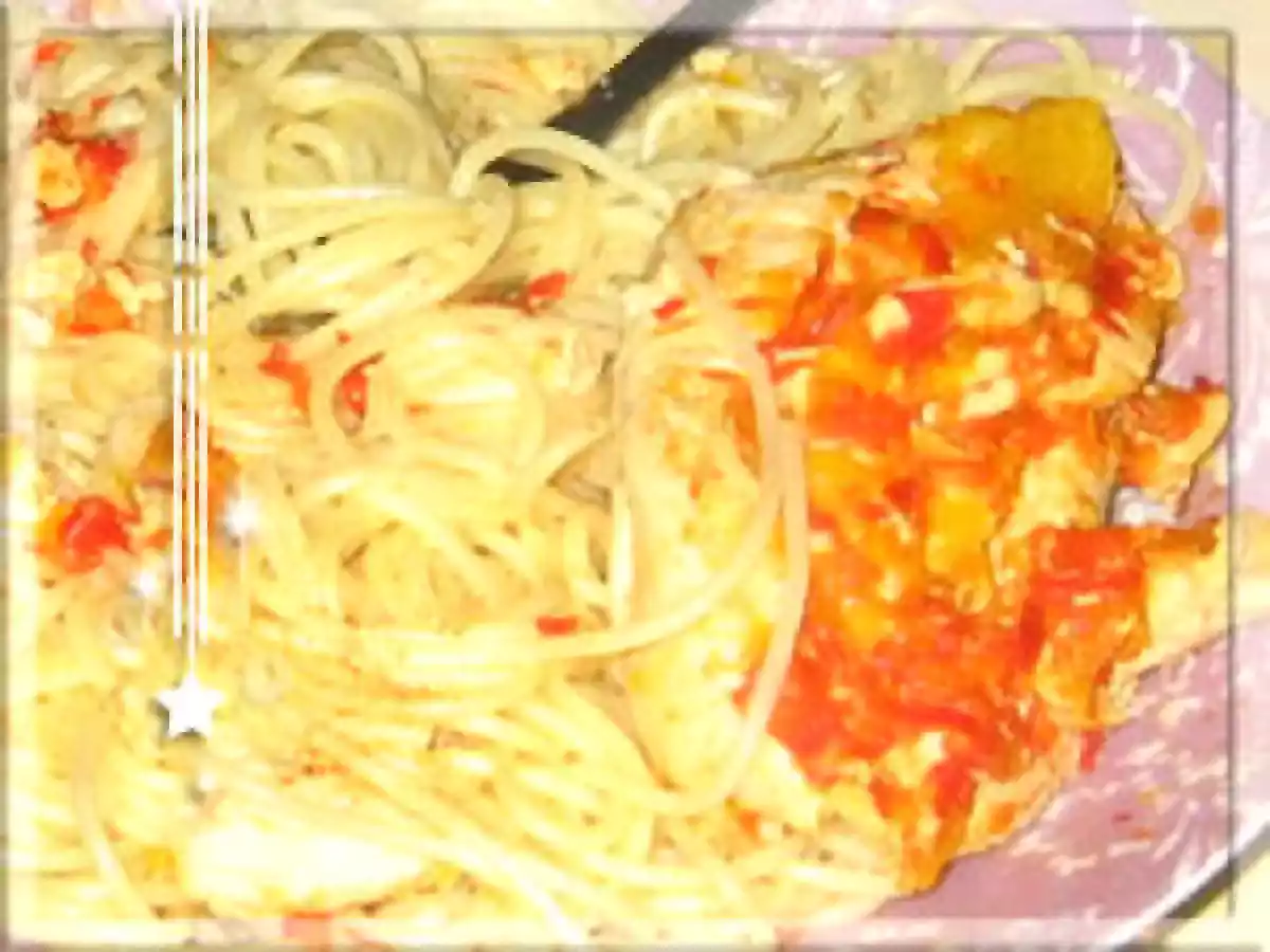 Poulet à la bière et duo de poivrons