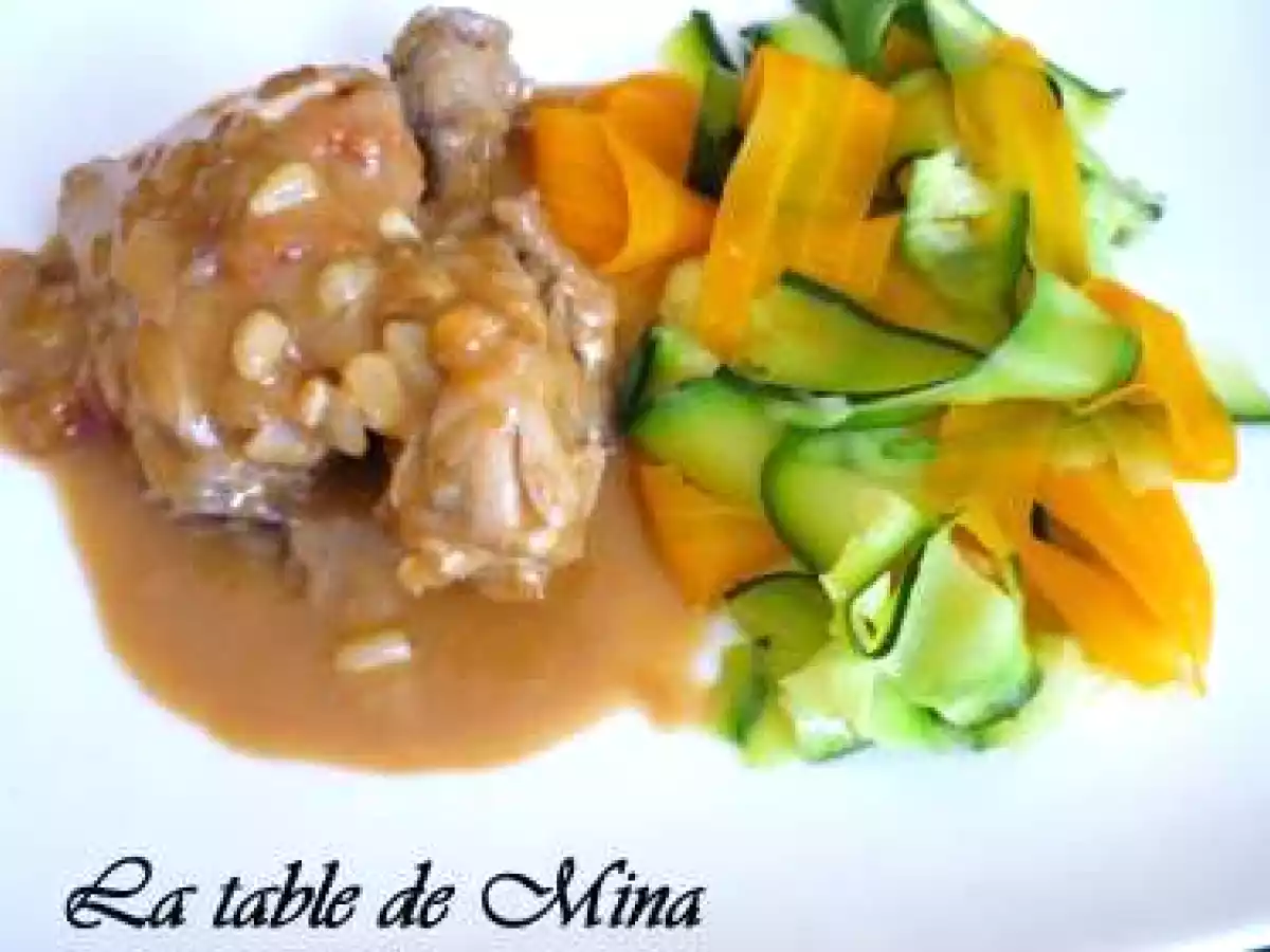 POULET A LA CATALANE AU THERMOMIX