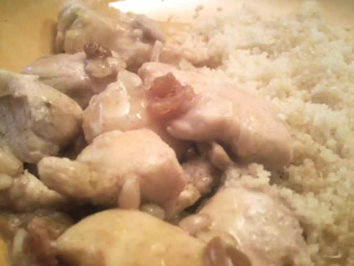 Poulet à la marocaine, sauce légère au citron