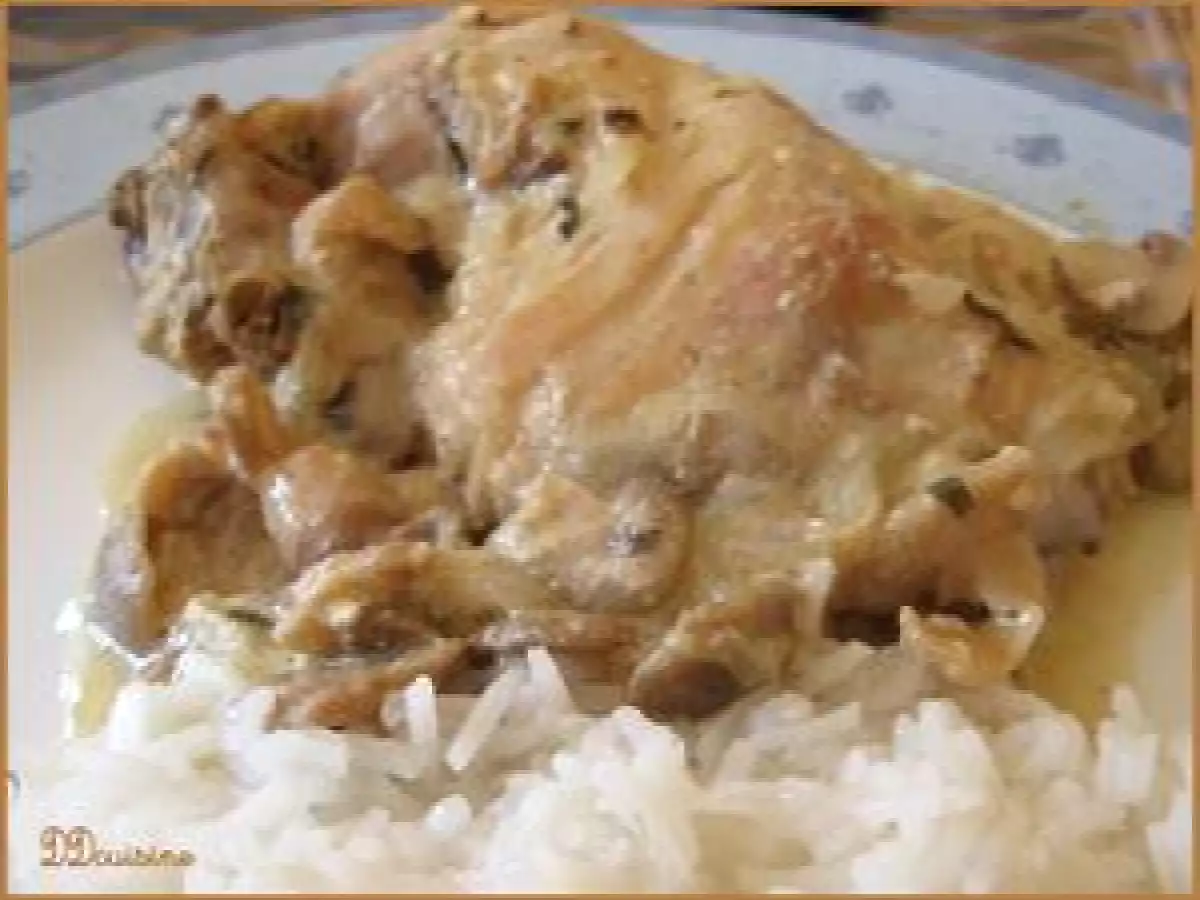 Poulet à la moutarde et à l'estragon, cuisson au four en cocotte... - photo 3