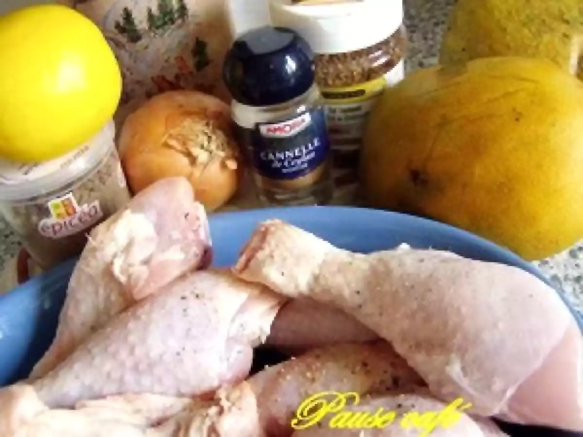 Poulet à la sauce mangue d'Elvira - photo 2