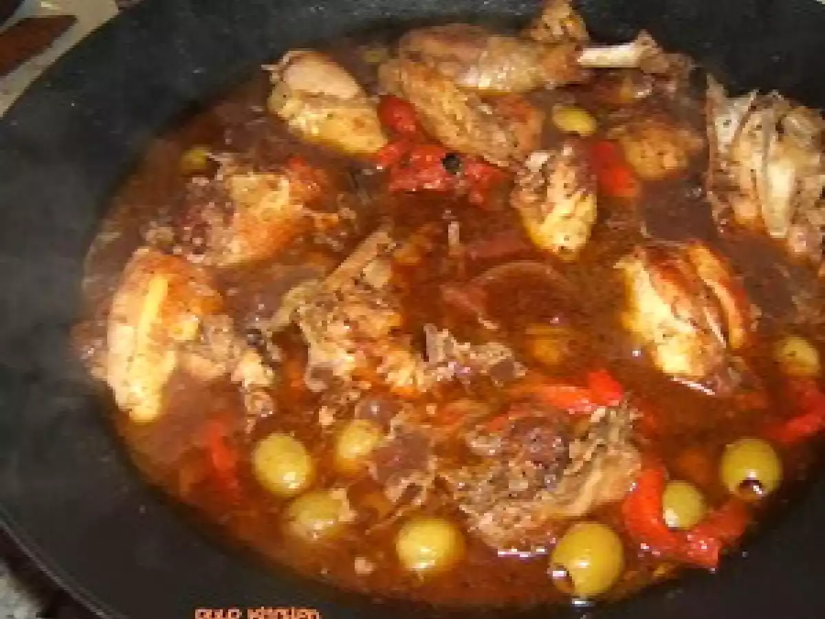 Poulet à la tapenade et au citron confit