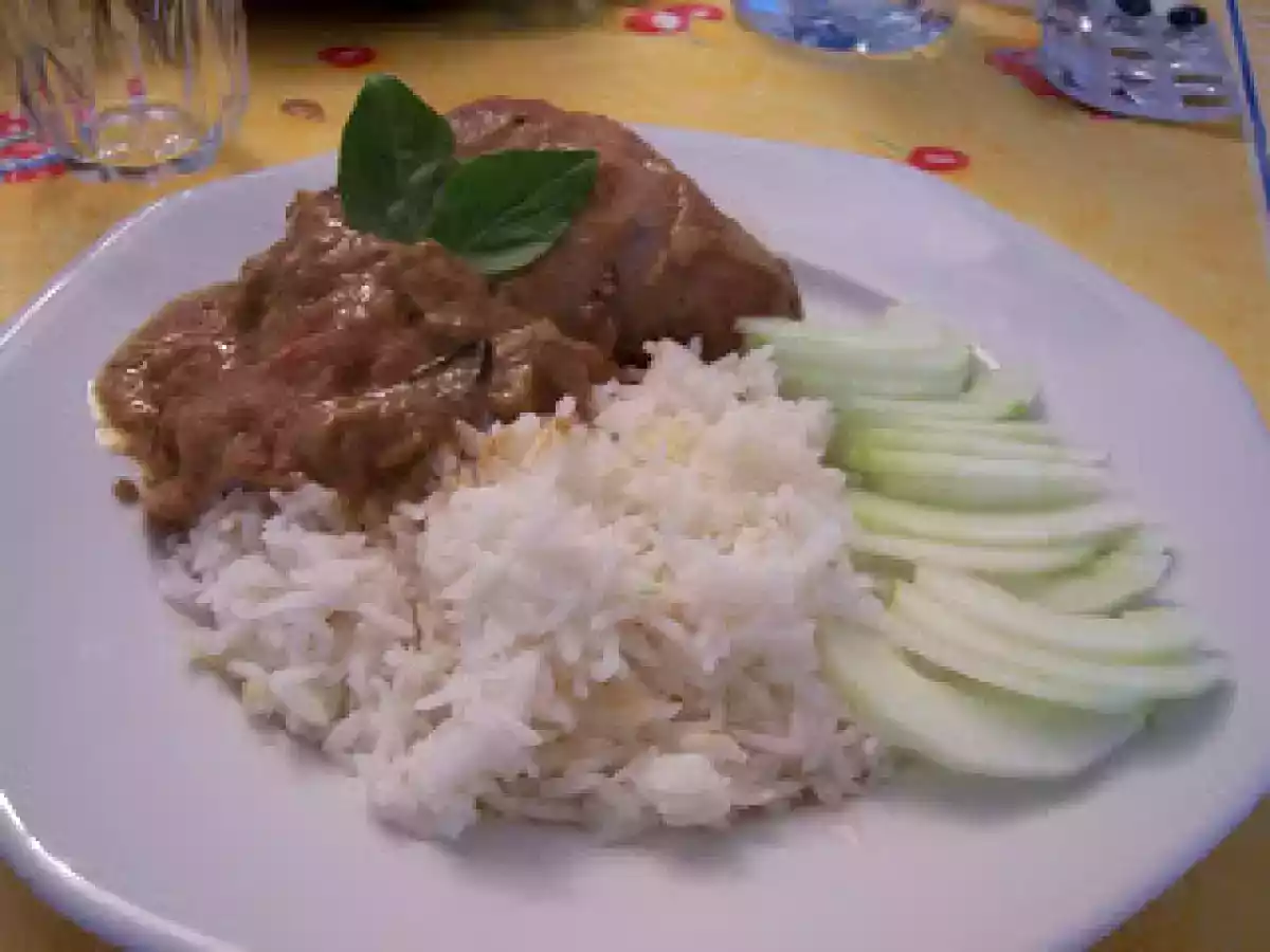 Poulet au beurre de cacahuète