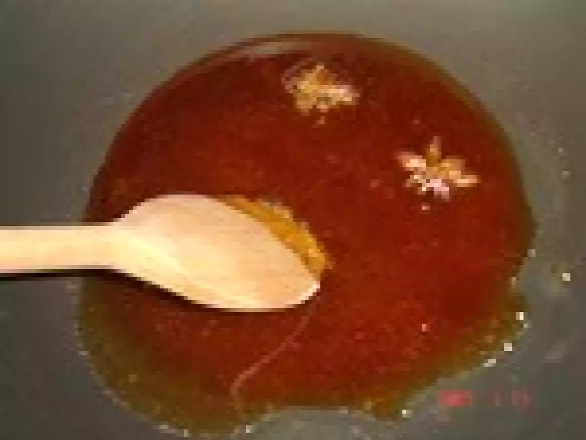 Poulet au caramel/gingembre et sa garniture - photo 2