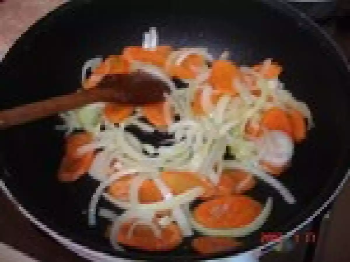 Poulet au caramel/gingembre et sa garniture - photo 5