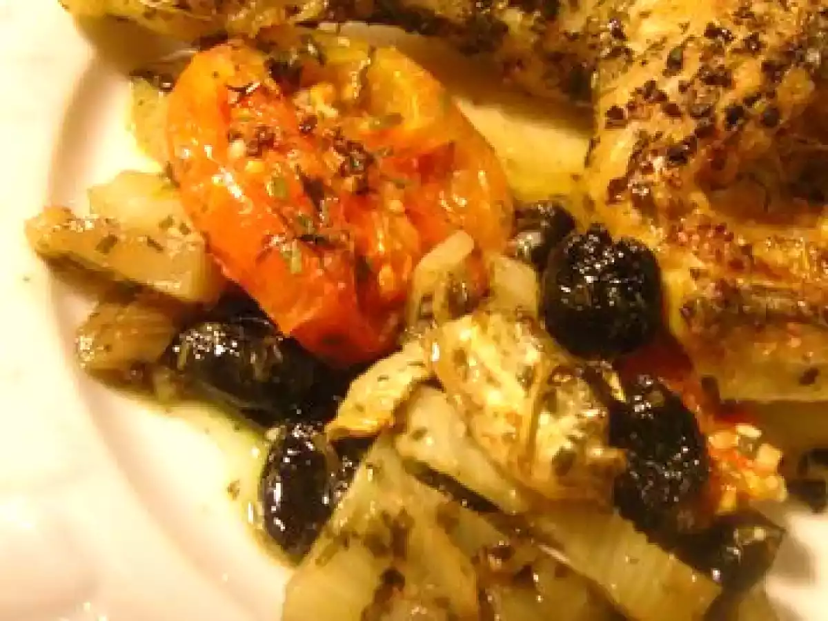 Poulet au fenouil et à l'estragon