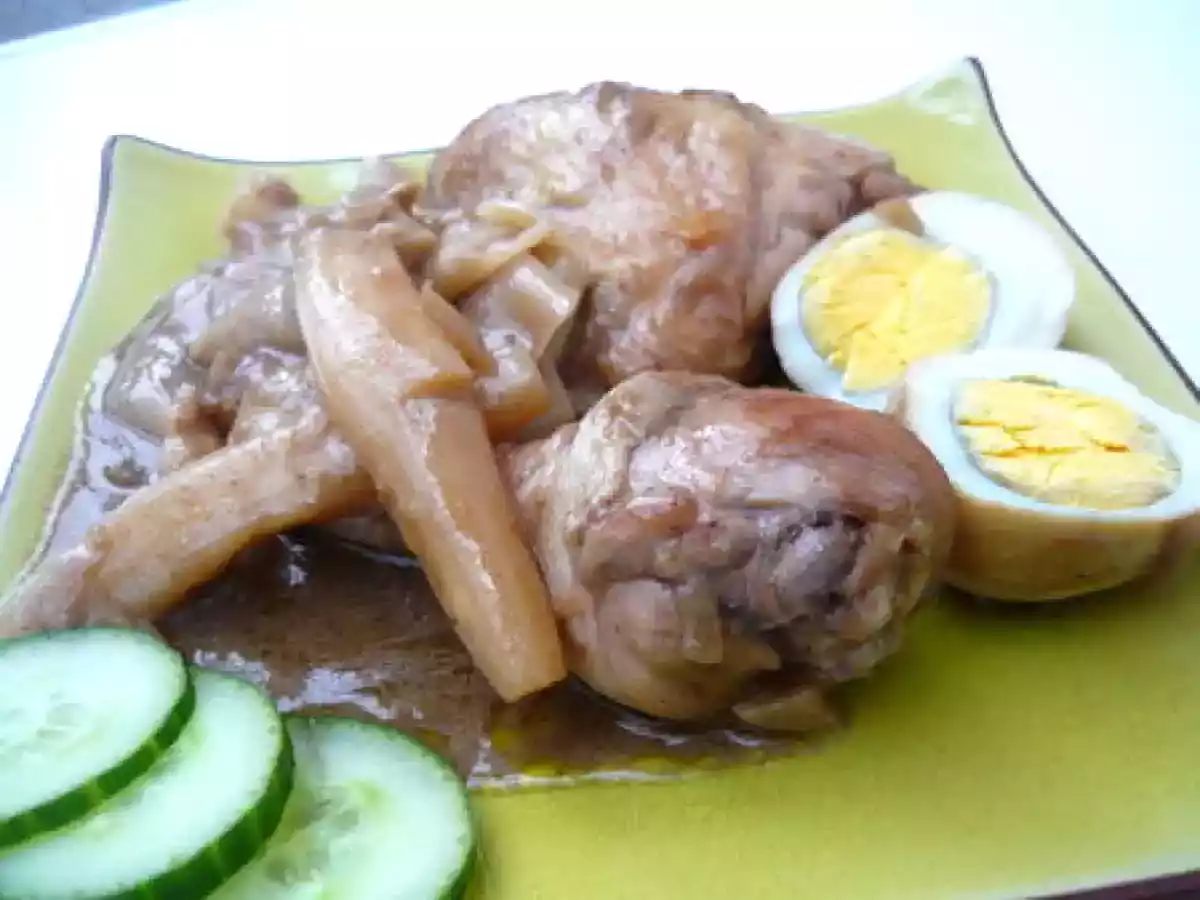 Poulet au lait de coco et aux asperges