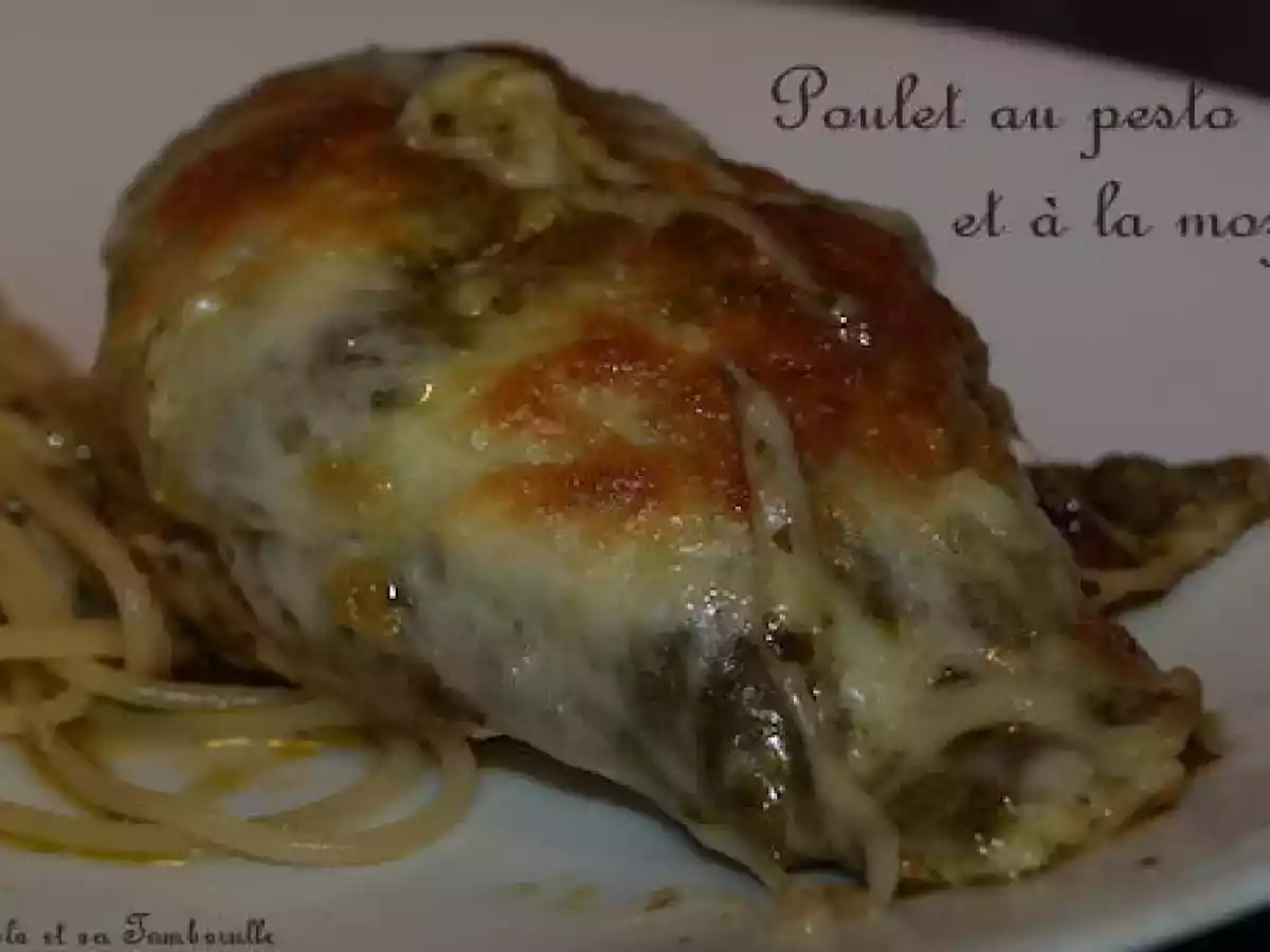 Poulet au pesto et à la mozzarella
