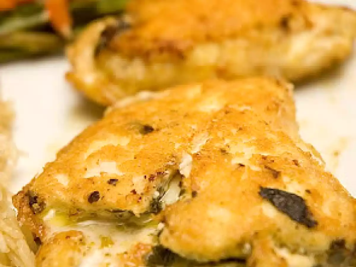 Poulet au pesto et au parmesan