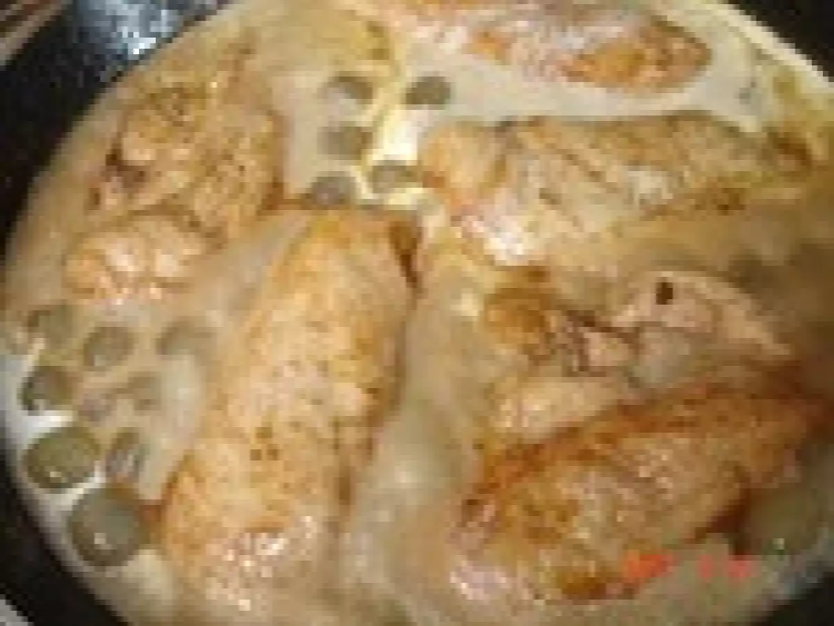 Poulet au pineau des charentes et raisins blancs - photo 3