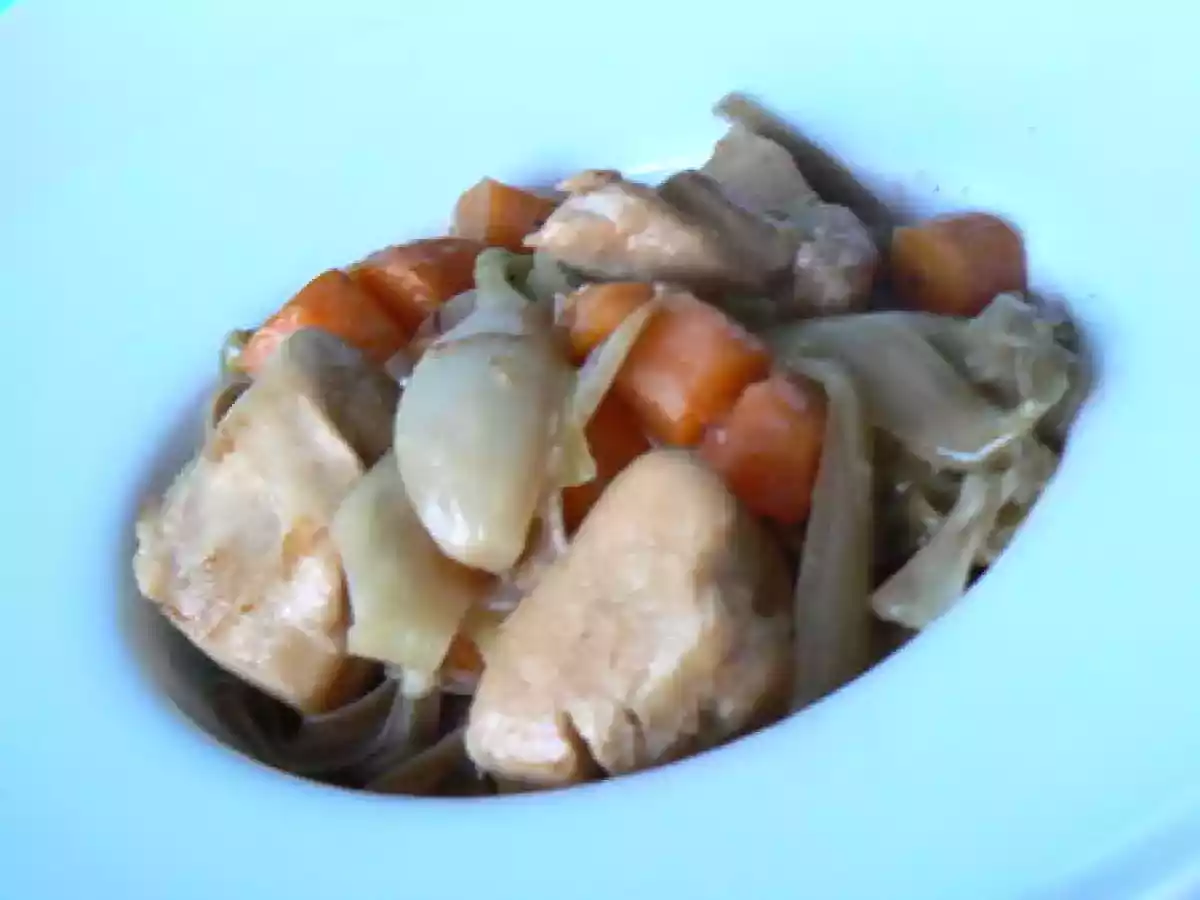 Poulet au vin blanc et à la sauge