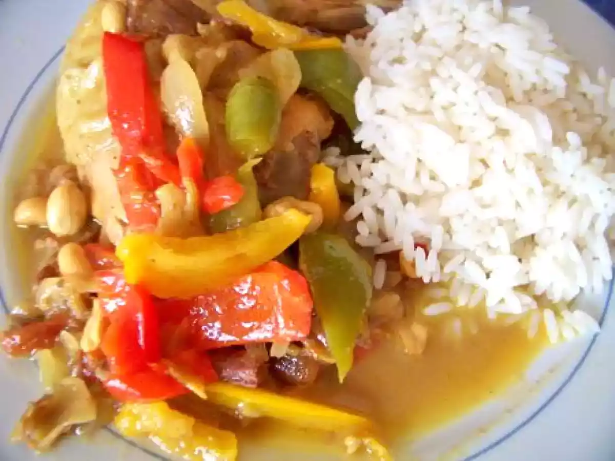 Poulet aux dattes, cacahuétes et tomates séchés - photo 3