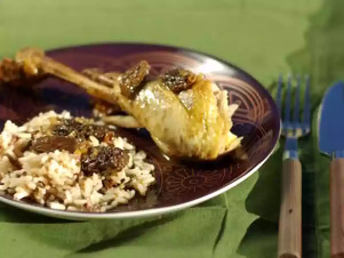 ...Poulet aux morilles et au Jurançon (sans lactose)