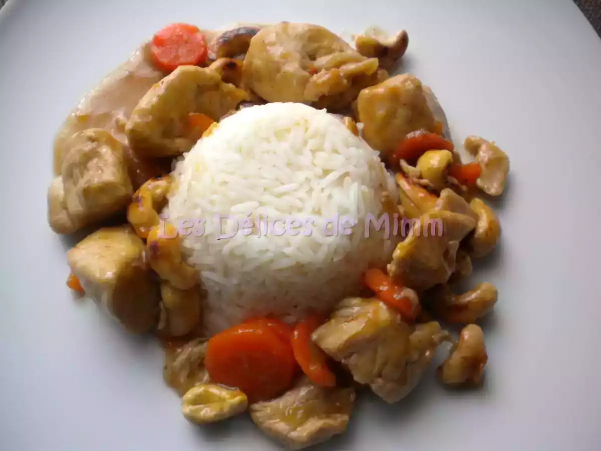 Poulet aux noix de cajou, carottes et sirop dérable - photo 2