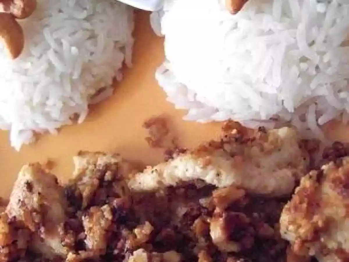 Poulet aux noix de cajou et Moutarde au Miel