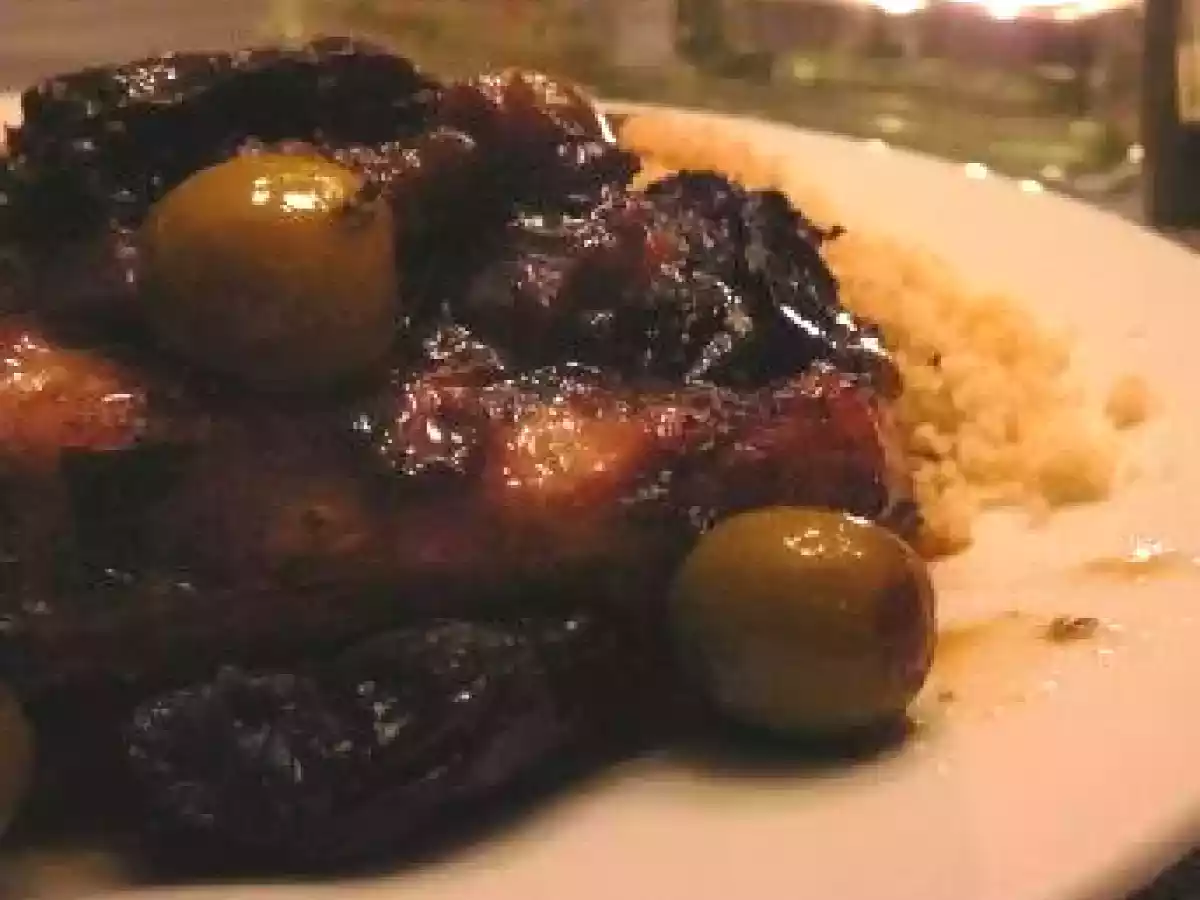 Poulet aux olives et aux pruneaux - photo 2