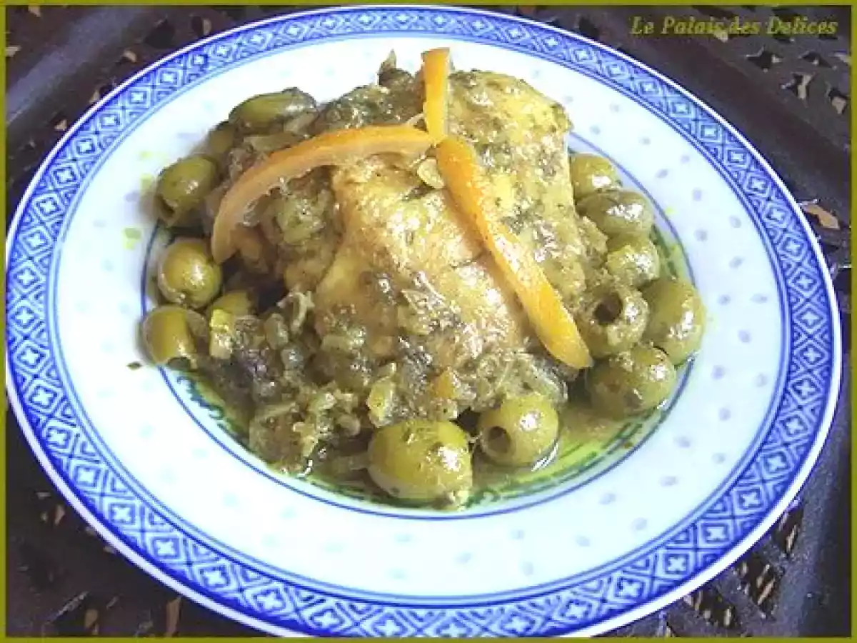 Poulet aux olives et citrons beldi confits ( Maroc ) - photo 2
