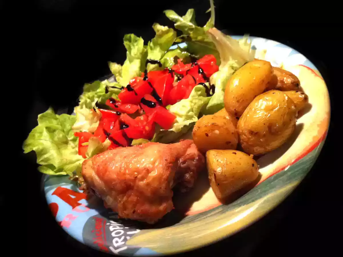 Poulet aux Patates à l'Actifry (ou à la cocotte) !