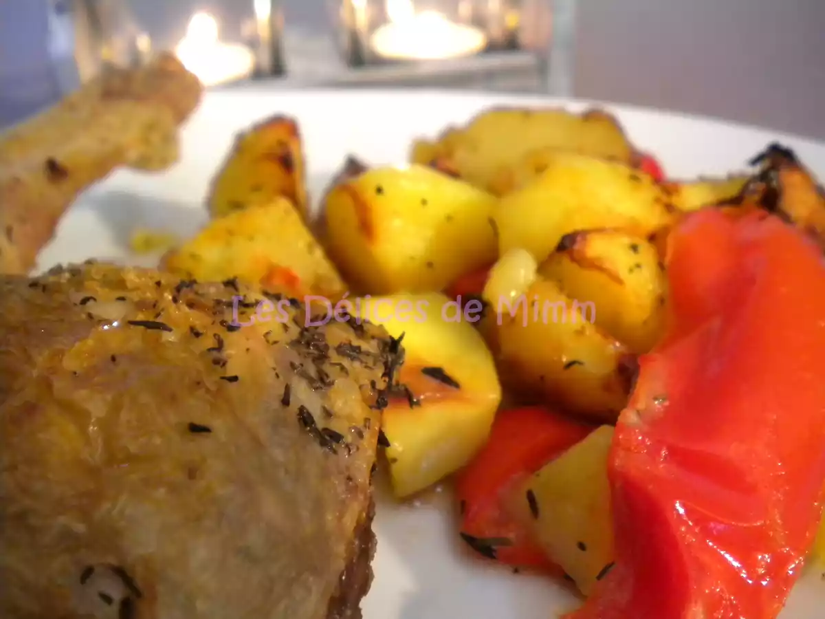 Poulet aux poivrons et pommes de terre - photo 2