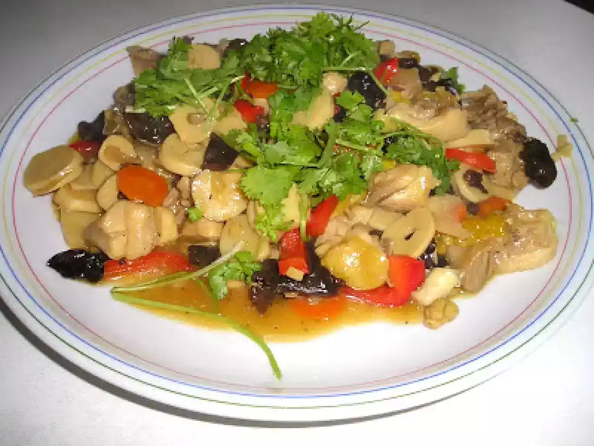 Poulet aux pousses de bambou