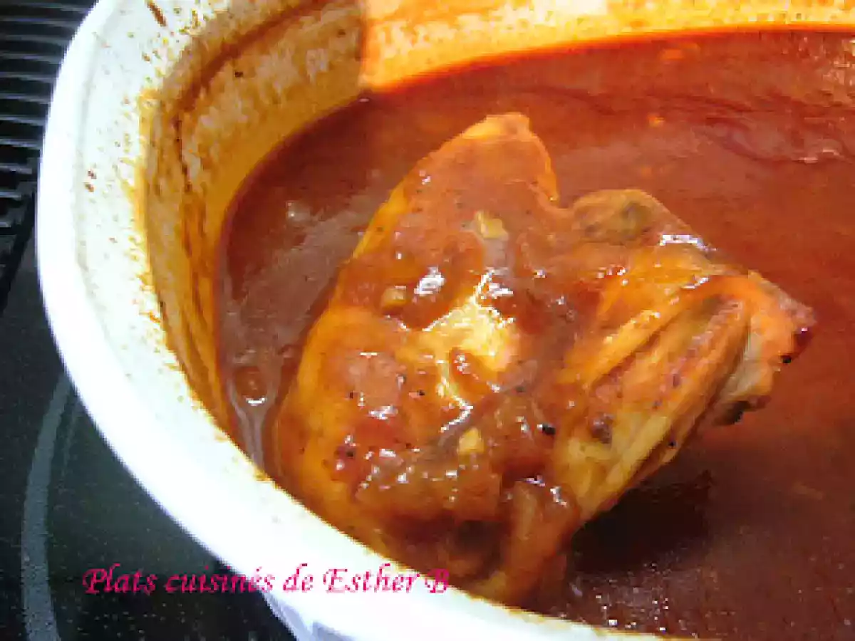 Poulet barbecue en casserole - photo 2