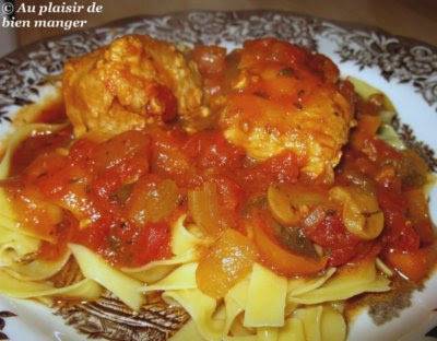 mijoteuse poulet cacciatore ptitchef