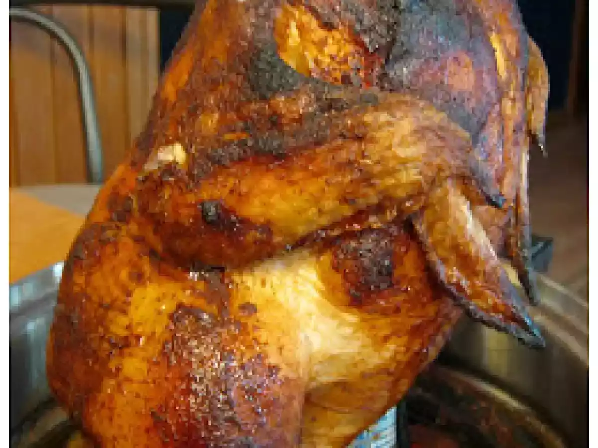 Poulet canette de bière aux épices de Memphis.