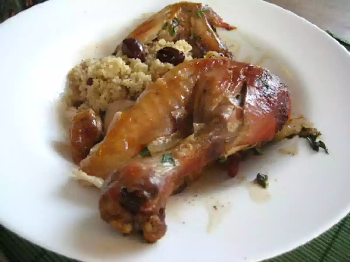 Poulet de grain à la marocaine du chef Gilles Hamel