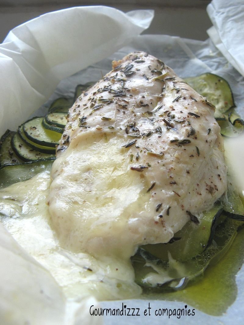Recette de poulet en papillote au comté