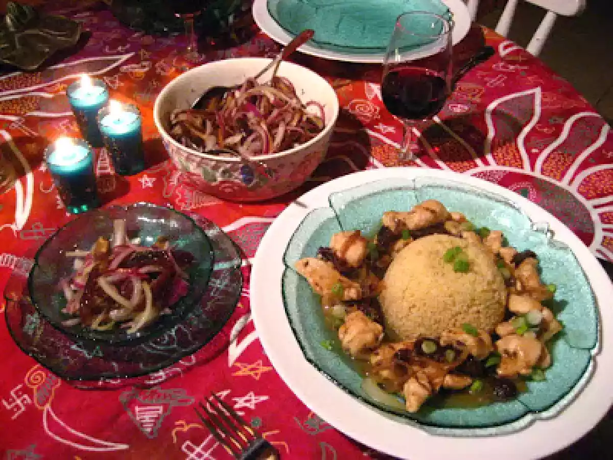 Poulet en sauce aux figues et à l'orange - photo 2