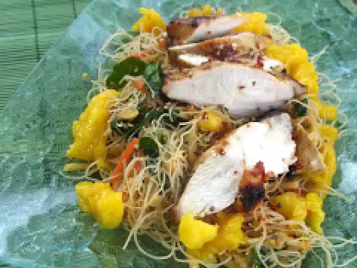 Poulet ensoleillé à la mangue et à la moutarde au miel ou au sang de pamplemousse - photo 2