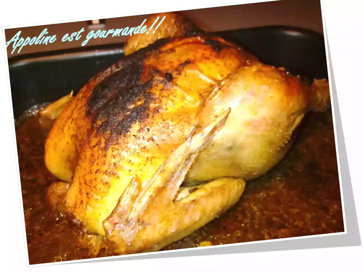 Poulet farci aux pommes et aux noix - photo 2