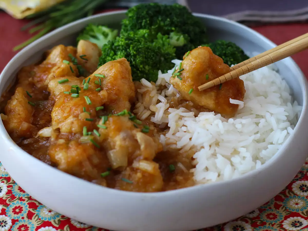 Poulet Général Tao croustillant maison