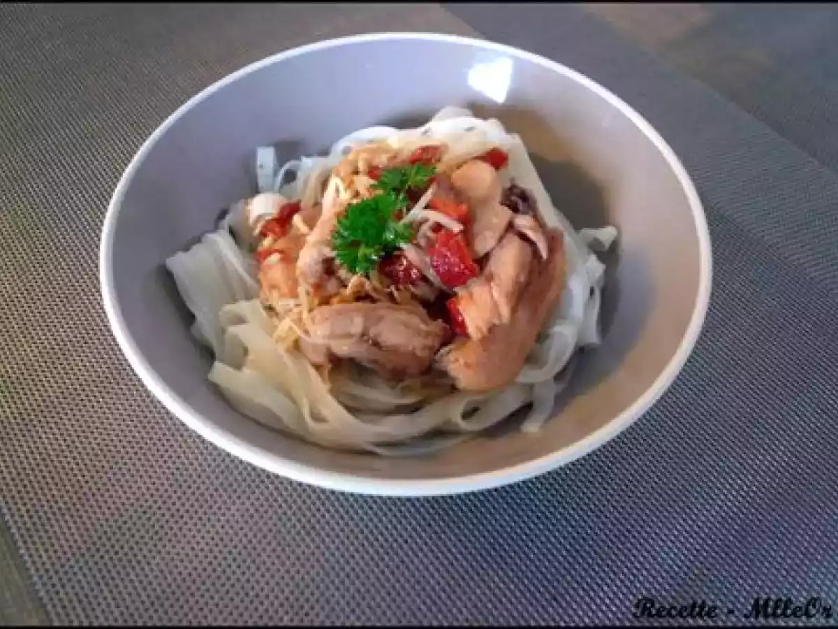 Poulet gingembre, sauce soja