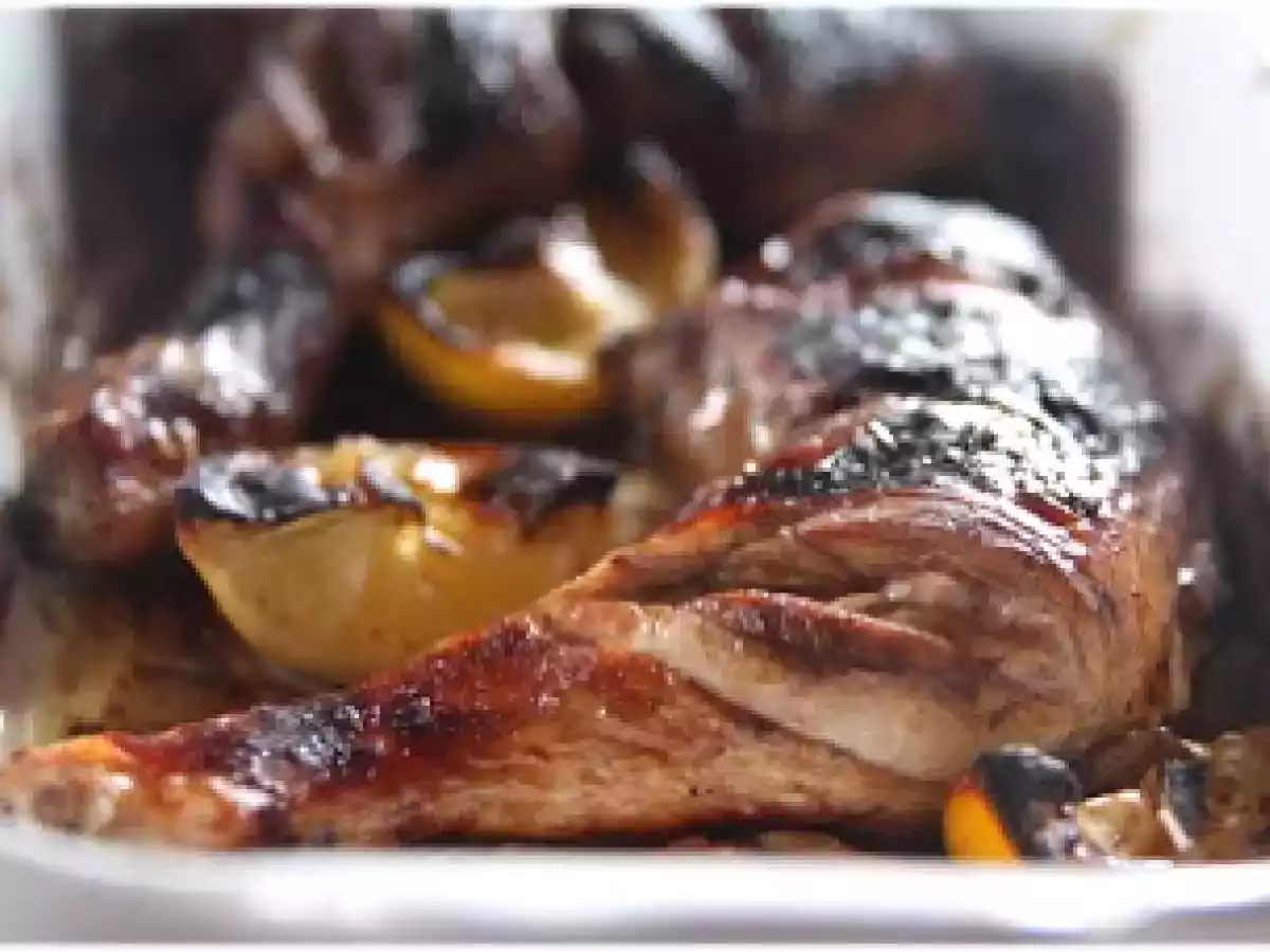 Poulet grillé au vinaigre balsamique et au citron