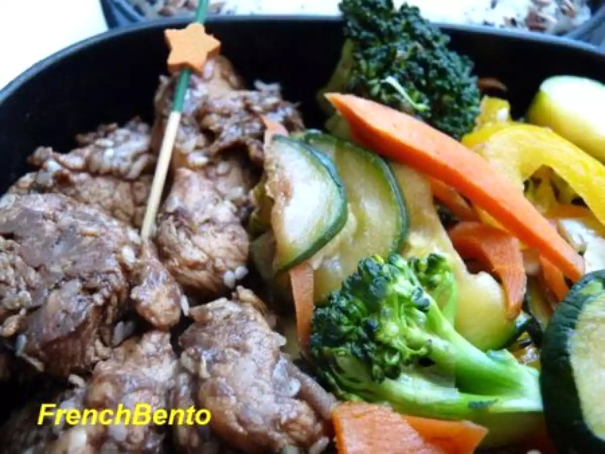 Poulet hoi sin et légumes sautés - photo 3