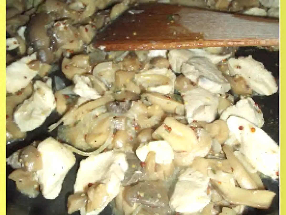 Poulet light aux Champignons et à la Moutarde à l'Ancienne