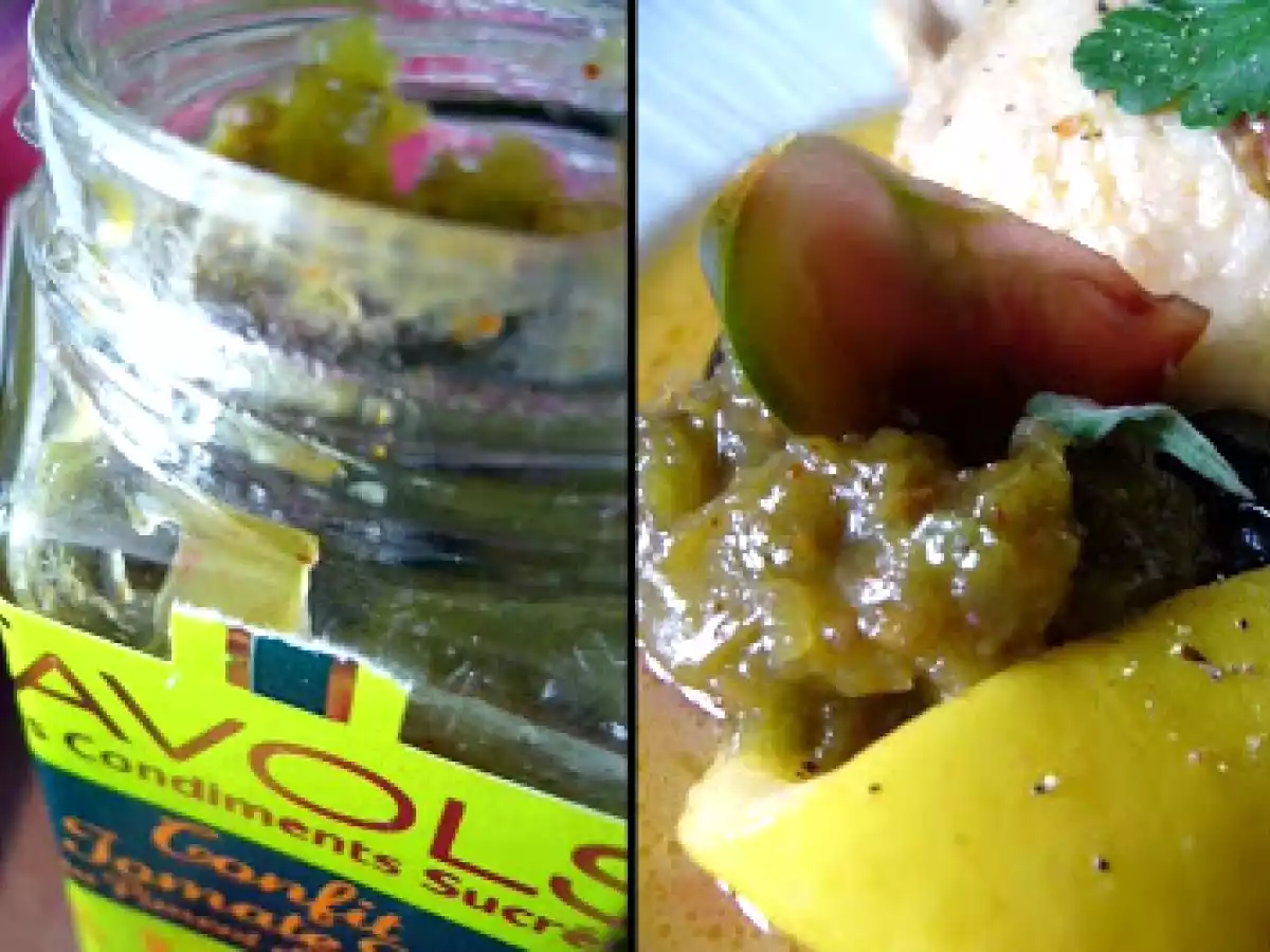 Poulet mariné au citron, tomates rouges et chutney aux tomates vertes - photo 3