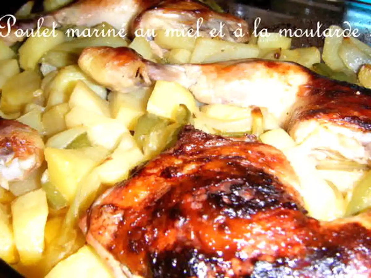 Poulet mariné au miel à la moutarde et au citron. - photo 2