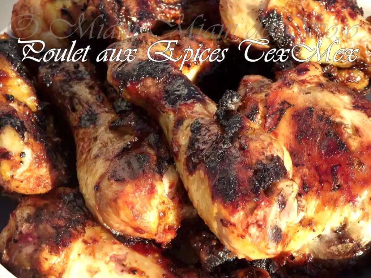 POULET MARINÉ AUX ÉPICES TEXMEX