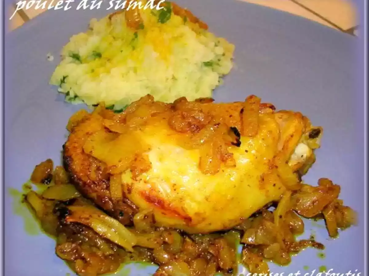 POULET PALESTINIEN AU SUMAC et OIGNONS
