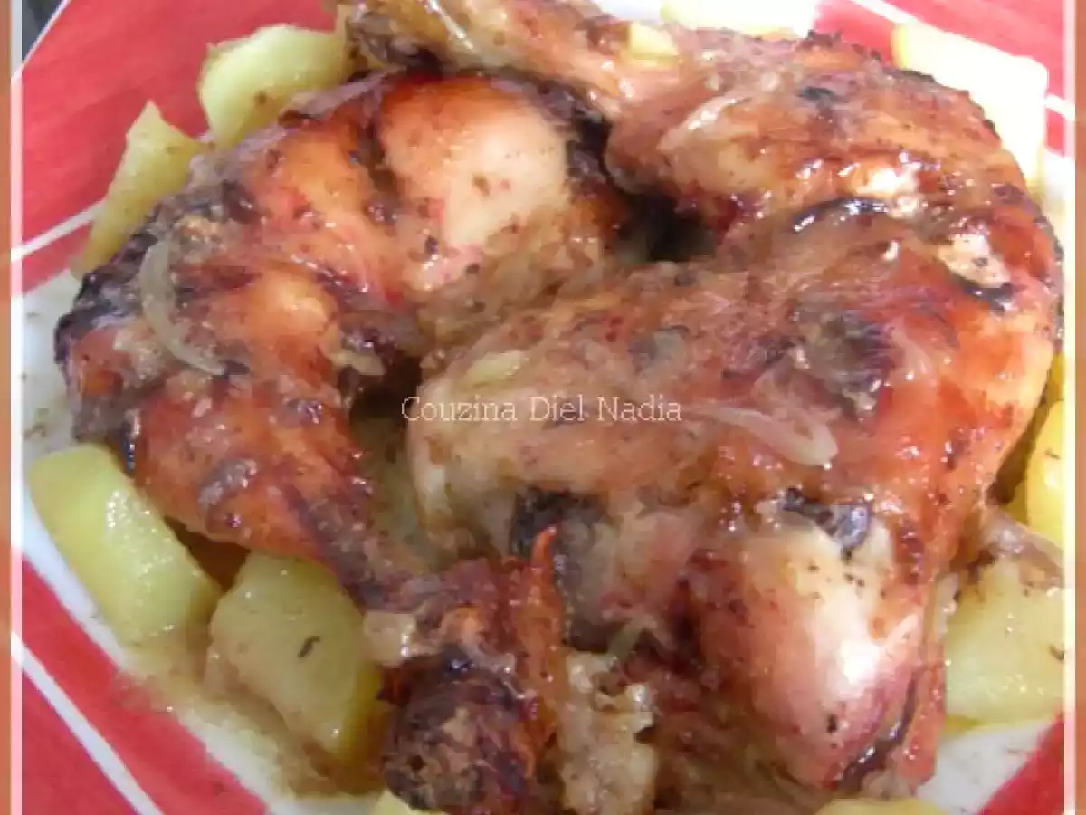 Poulet Palestinien au sumac et oignons sur un air de Dam