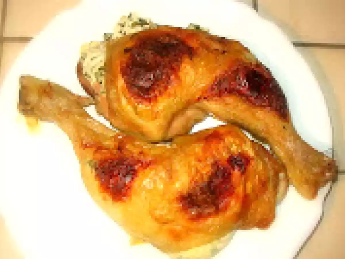 Poulet rôti farci sous la peau à la ricotta et aux herbes