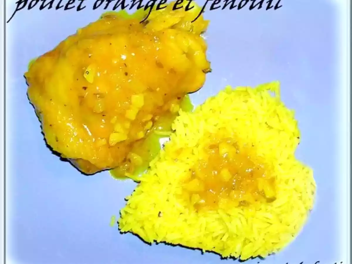 POULET SAUCE A L'ORANGE ET FENOUIL - photo 2