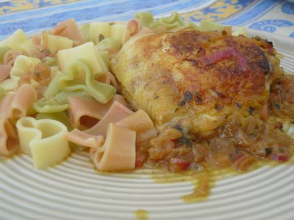 Poulet sauce citron-curry