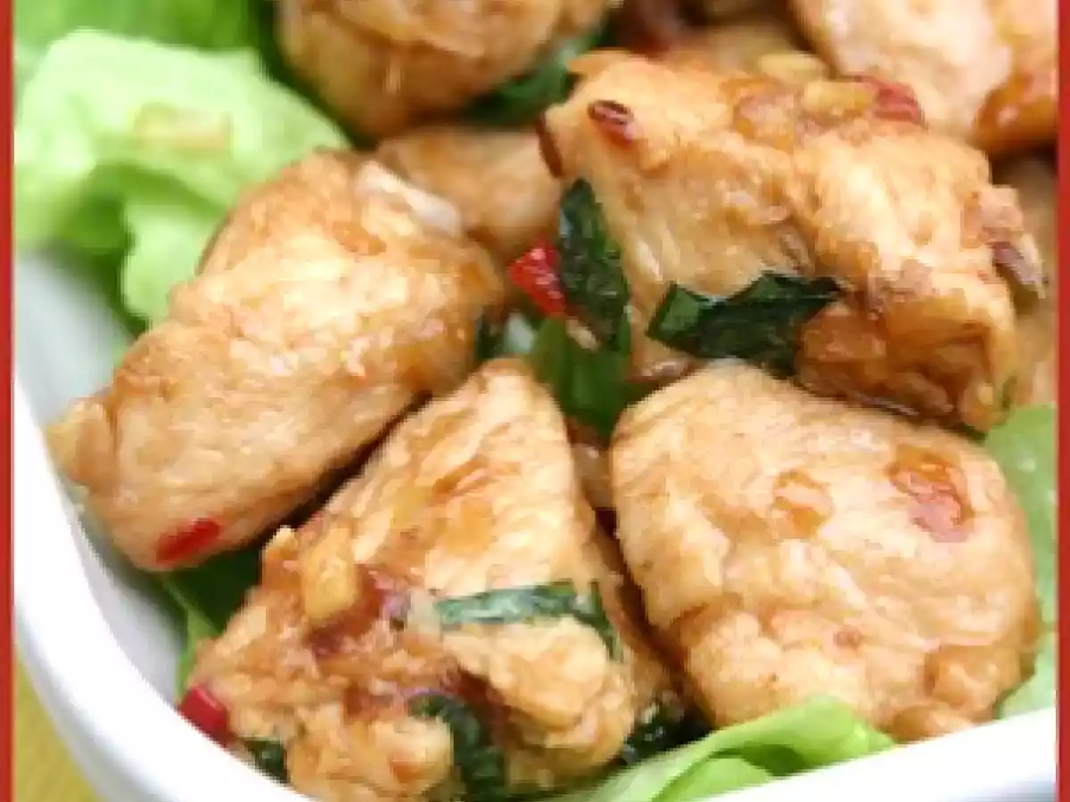 Poulet sauté au basilic & piments - photo 3