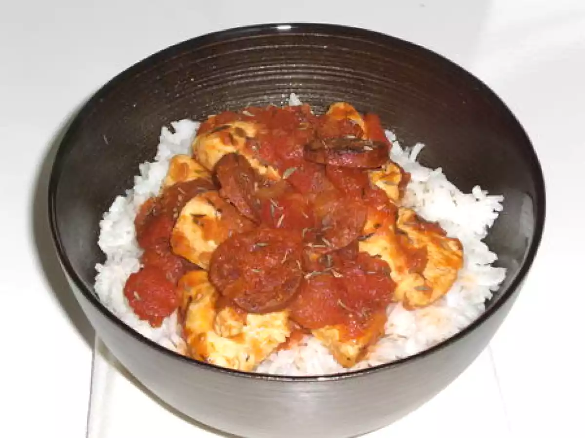 Poulet sauté au citron et au chorizo - photo 2