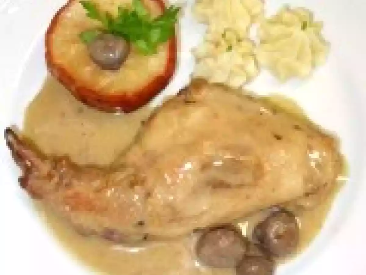 POULET SAUTE Façon Vallée d'Auge