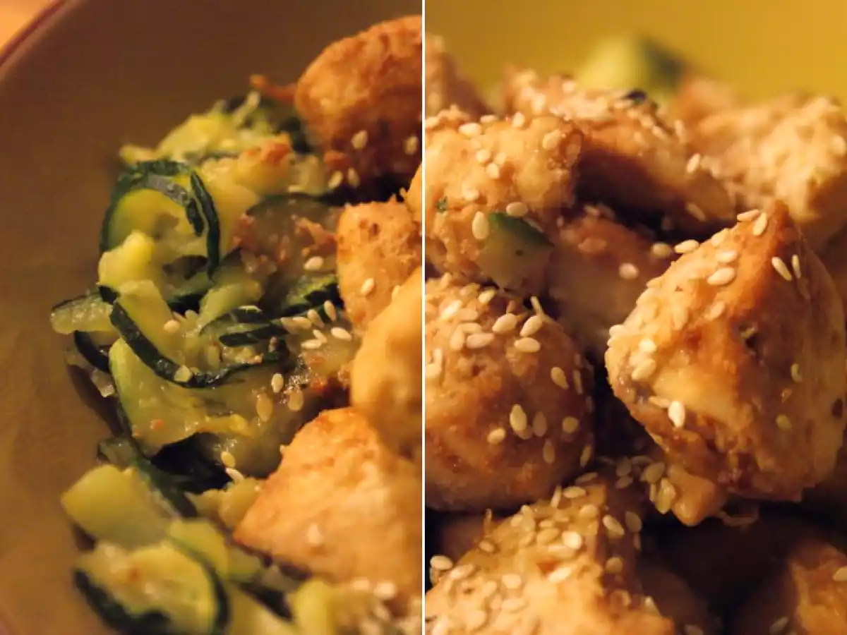 Poulet teriyaki et tagliatelles de courgette - photo 2